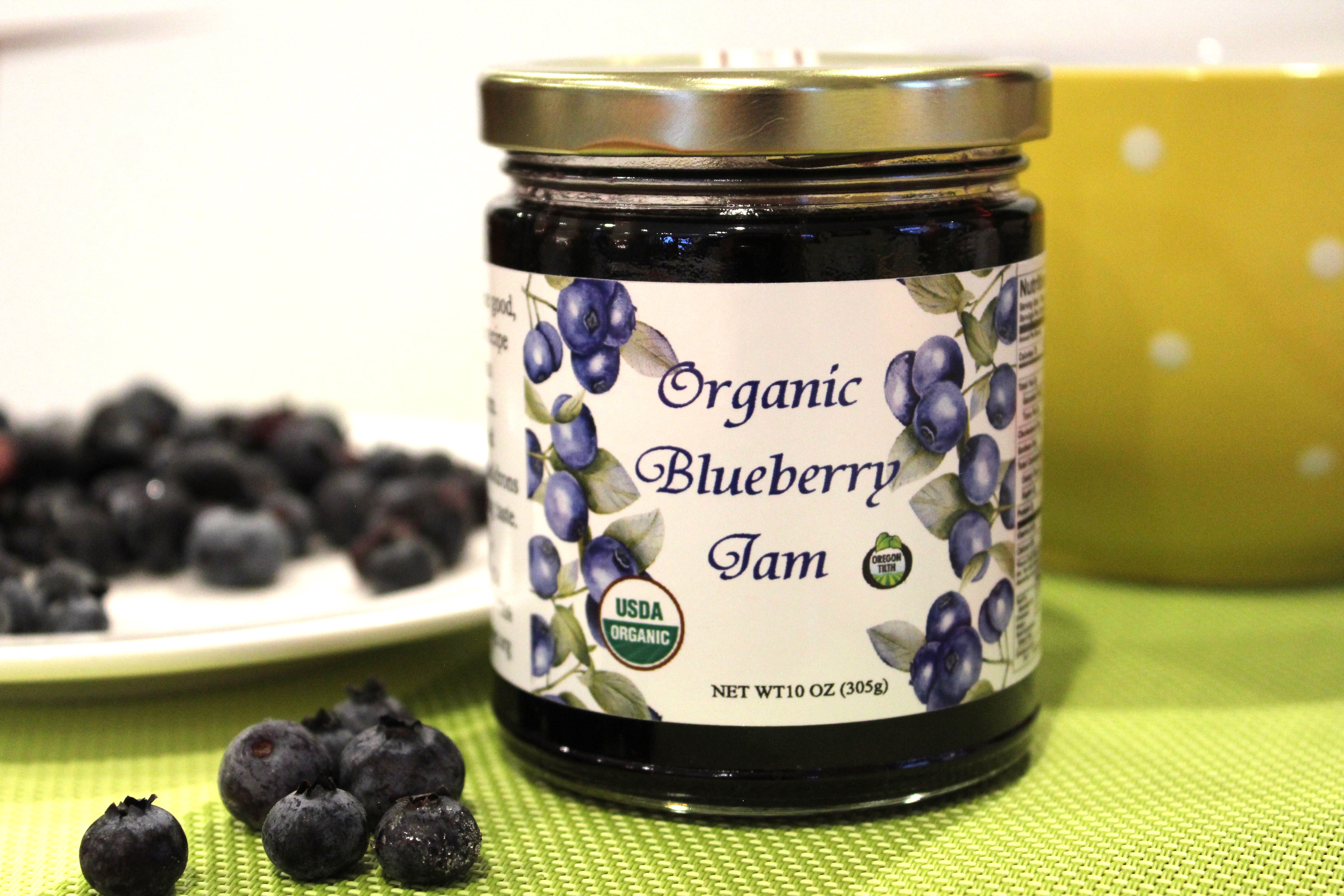 Organic Blueberry Jam - Sold individually
