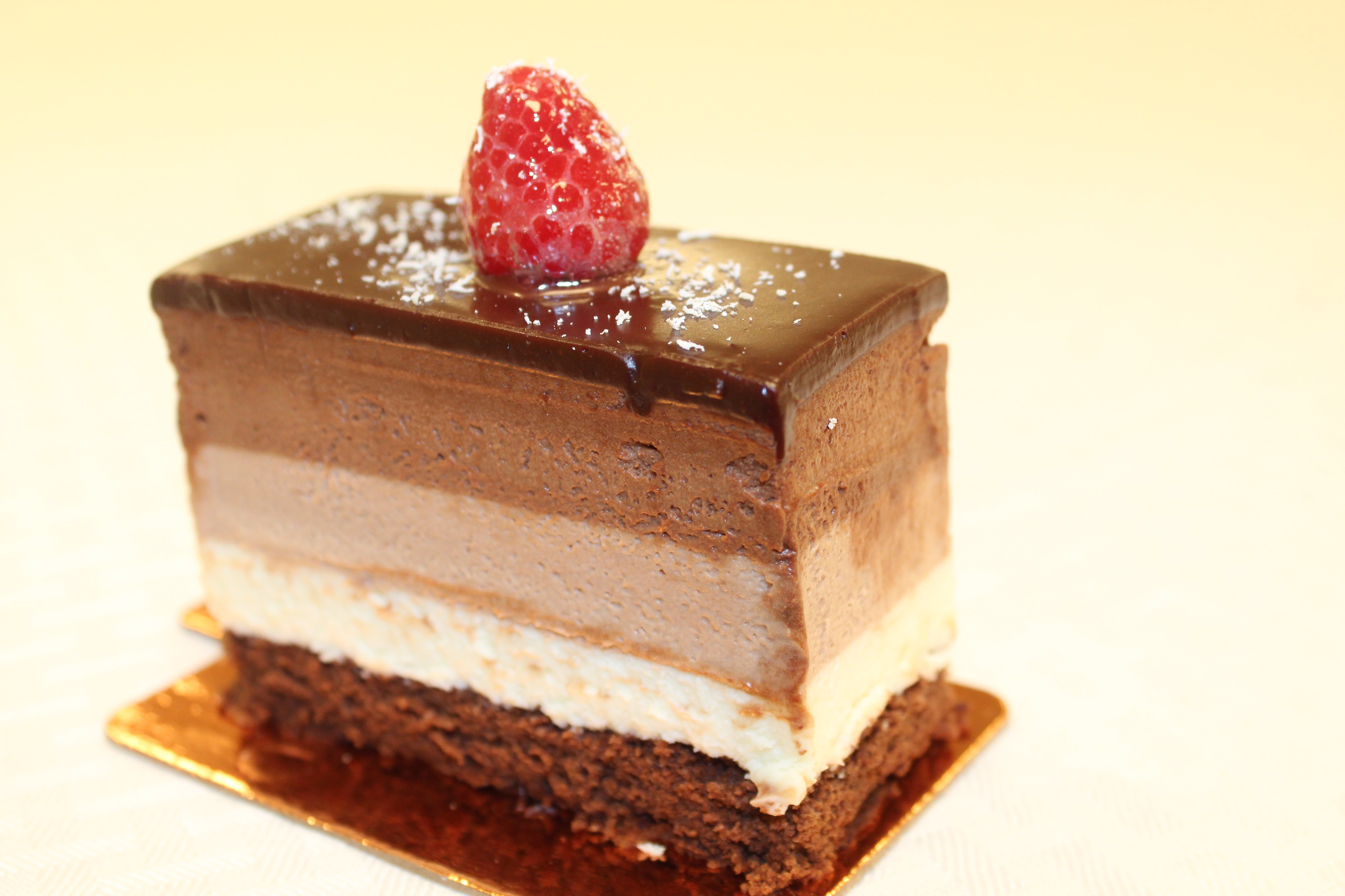 Organic Mini 3-Chocolate Cake