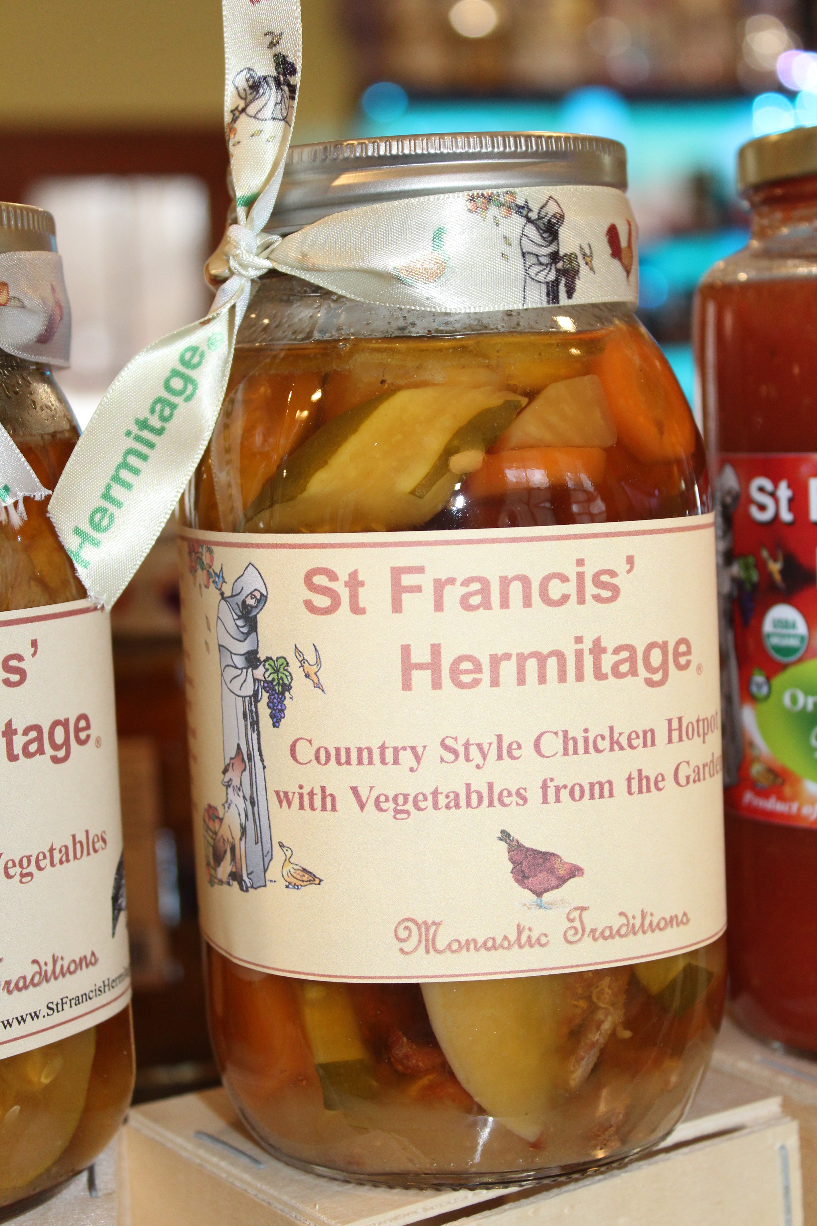 Country Style Chicken Hot Pot with vegetables from St Francis' Hermitage