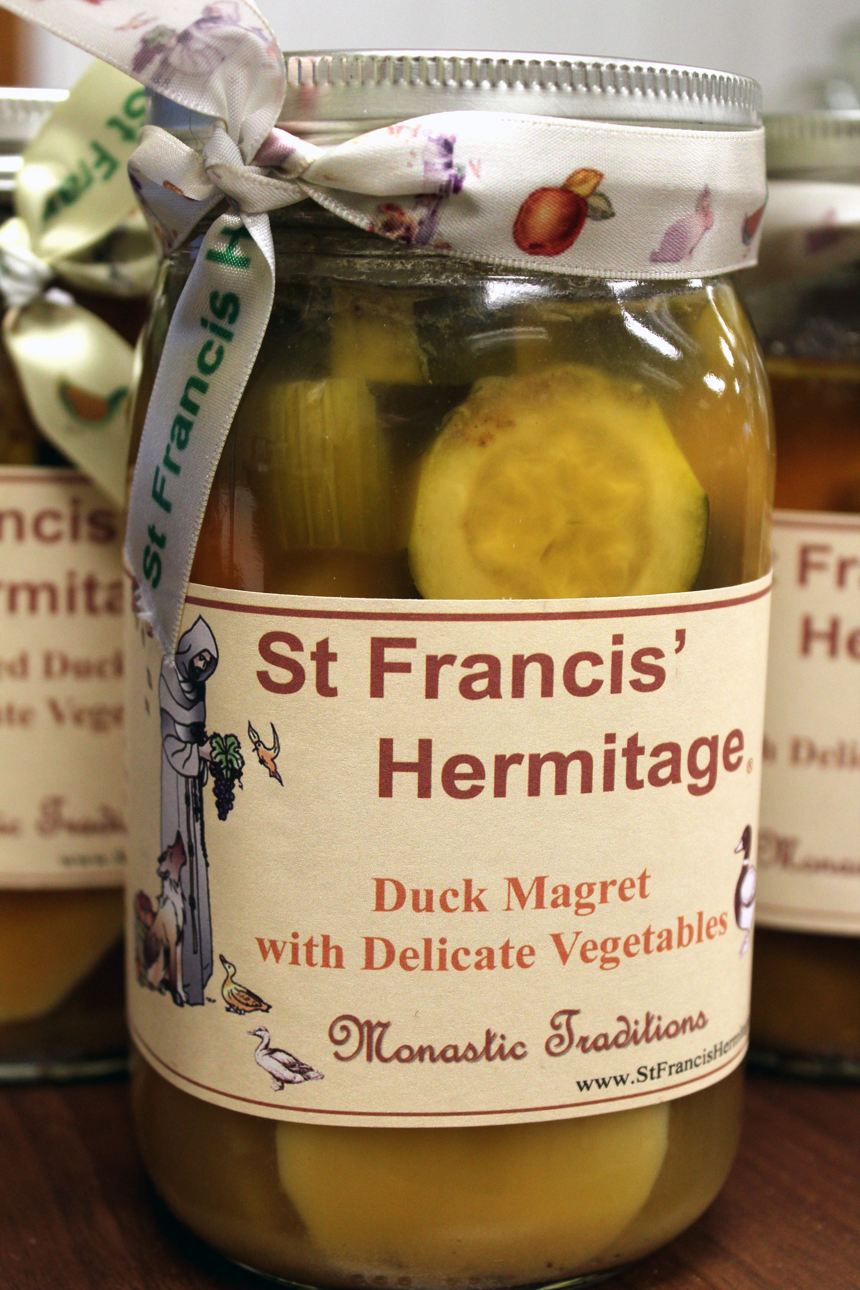 Duck Magret with Delicate Vegetables from St Francis' Hermitage