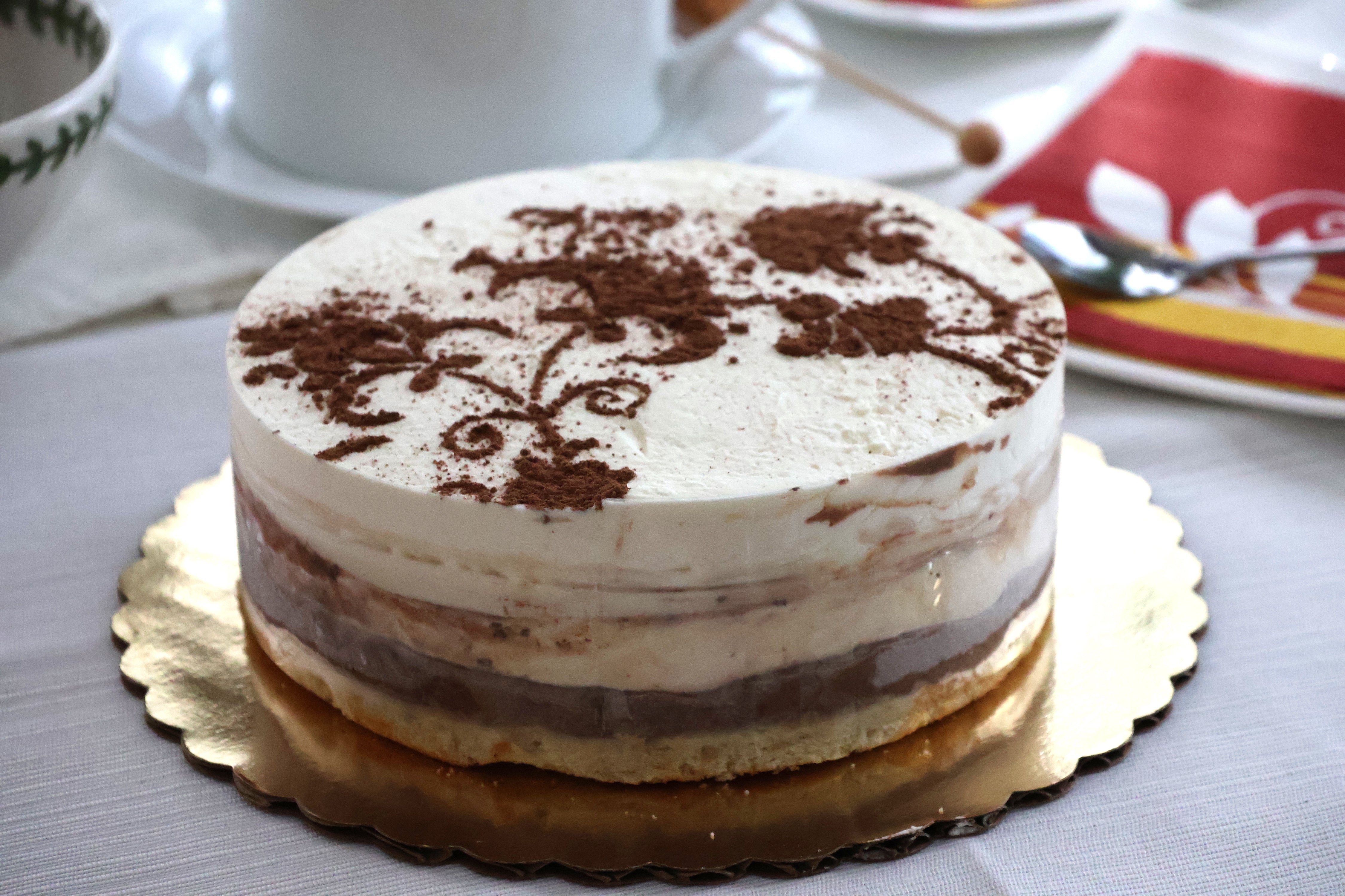 Organic Chocolate and Vanilla Bavarois