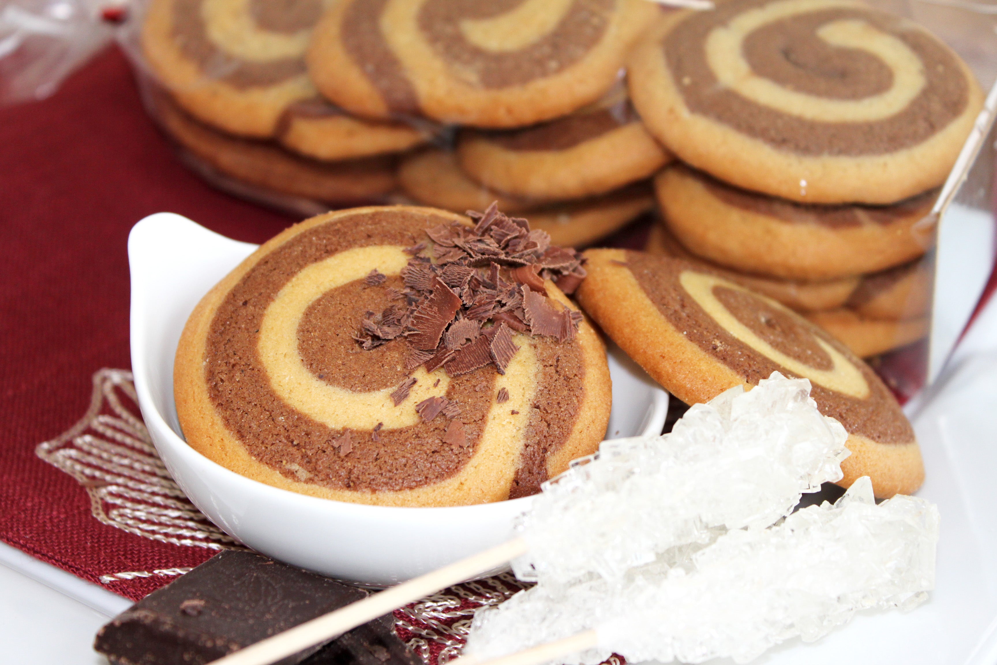 Organic Spiral Cookies Bonjour!