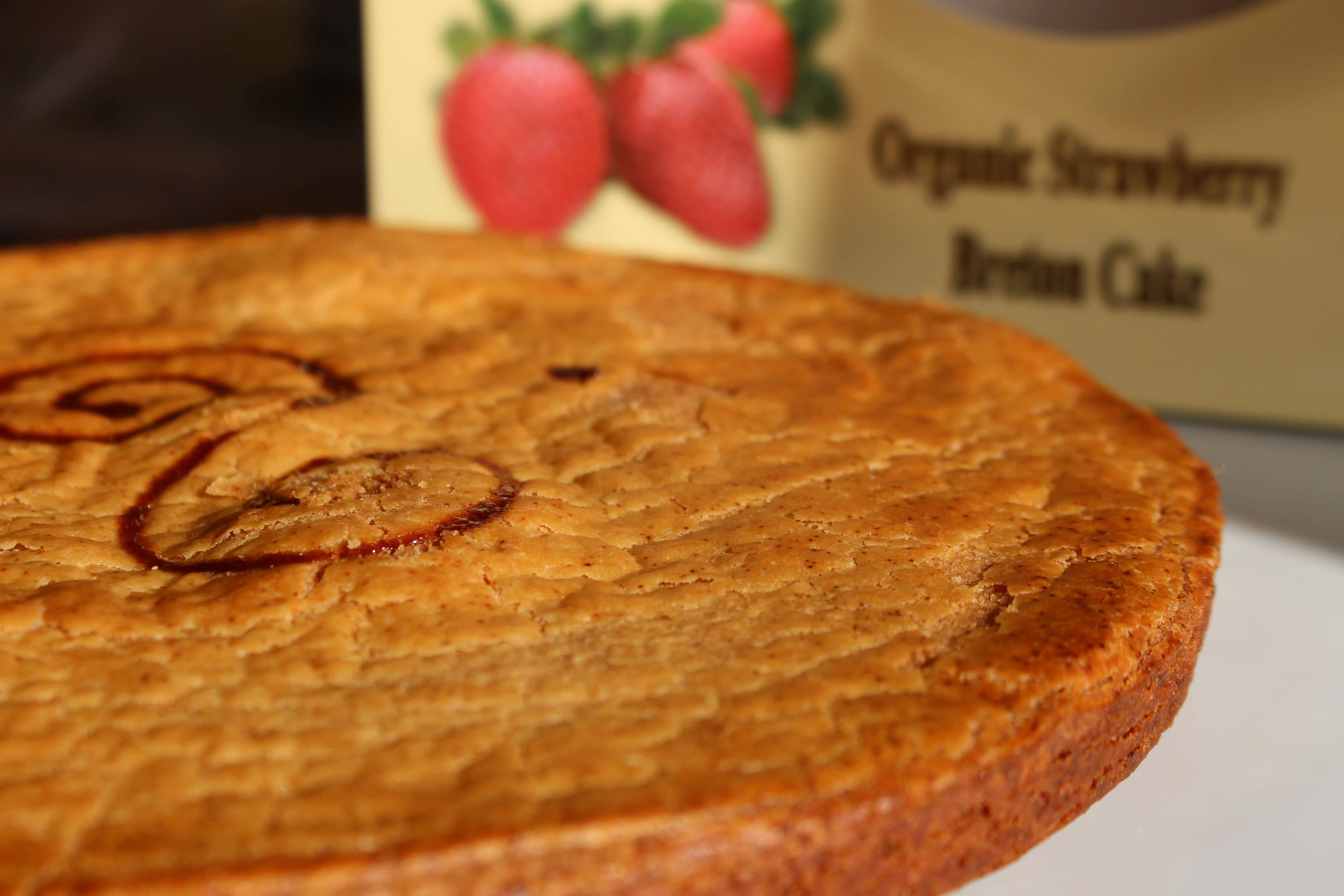Organic Strawberry Breton Cake